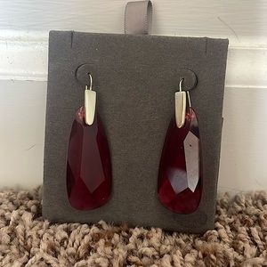 Kendra Scott Ruby Drop Earrings